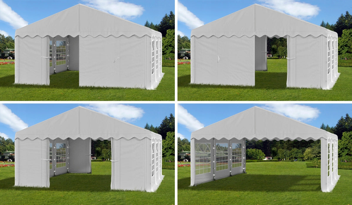 3x4 2-2,87m Garden Event Tent Pavilion - VARIOUS COLORS Manufacturer Das Company