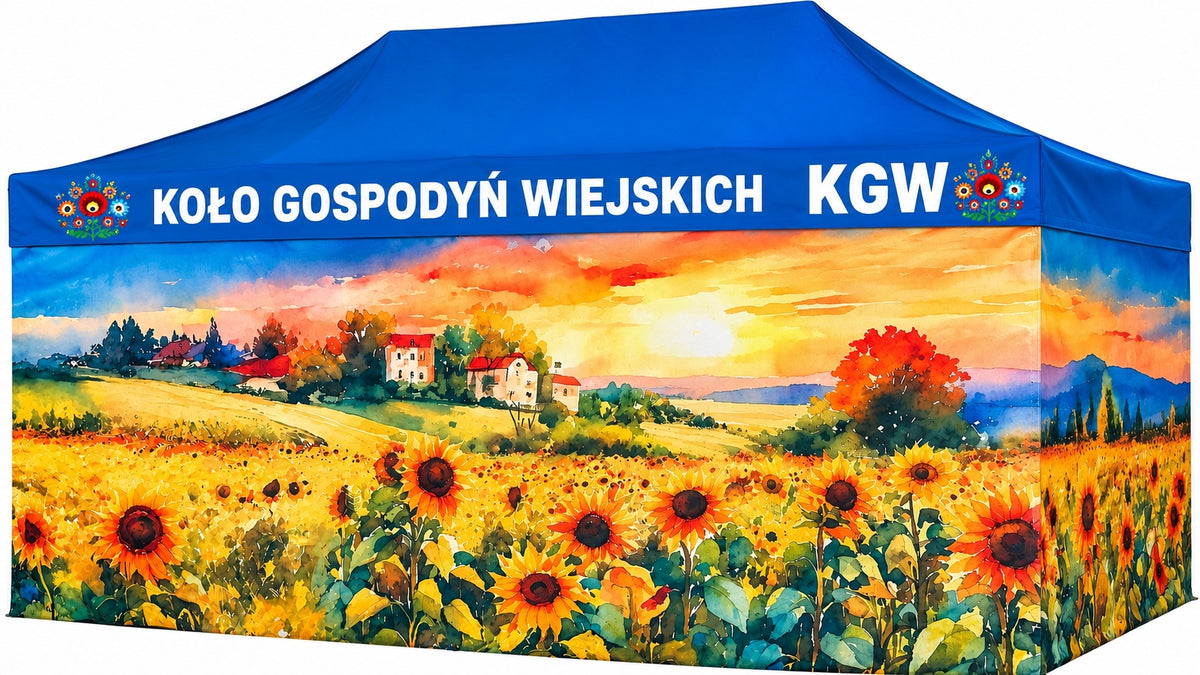 3x6M TENT WITH PRINT EXPRESS PARTY FOR HARVEST FESTIVAL FOR KGW TSO