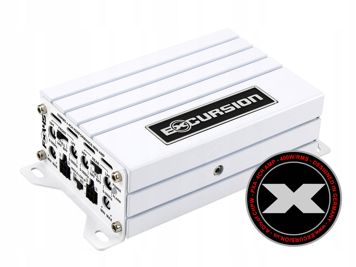 4-CHANNEL AMPLIFIER EXCURSION PXA-45 4x100W