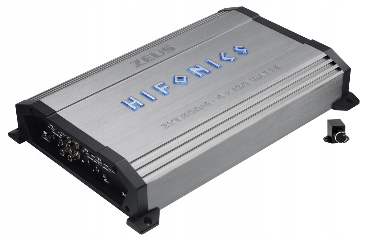 4-CHANNEL CAR AMPLIFIER 4X100W RMS HIFONICS ZXE600/4 Packaging status original