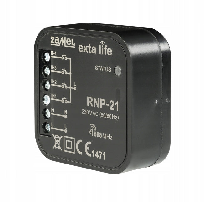 4-CHANNEL RADIO TRANSMITTER 230V RNP-21 EAN (GTIN) 5903669225270