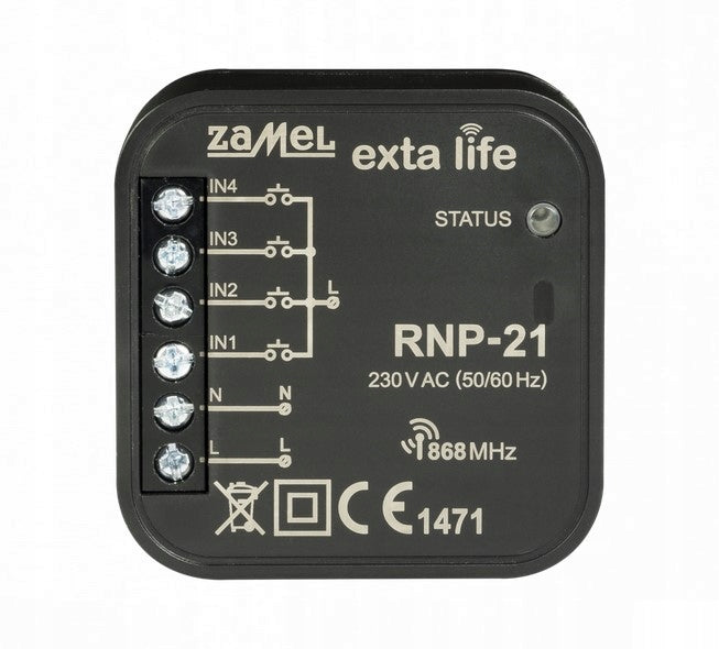 4-CHANNEL RADIO TRANSMITTER 230V RNP-21