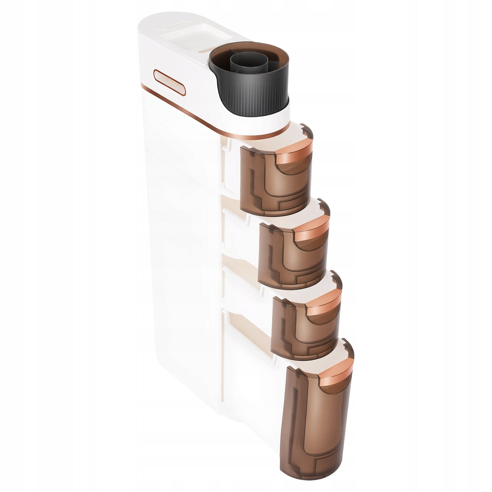 4-DRAWER MOBILE BATHROOM NARROW STORAGE CART 90×17×40CM Packaging status original