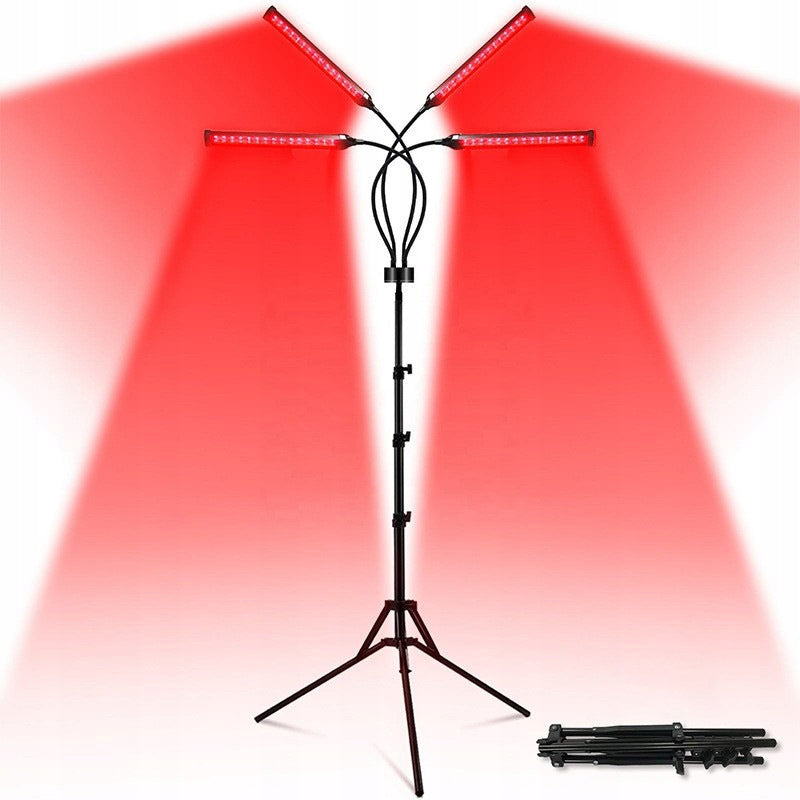 4-Head LED Lamp for Red Light Therapy and NIR 660/850nm.