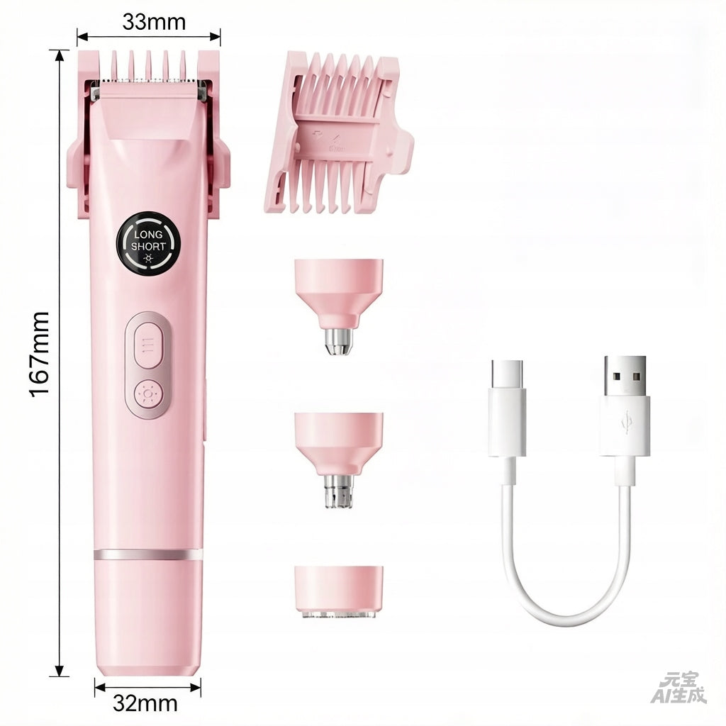 4-IN-1 LED ELECTRIC EPILATOR, INTIMATE AREA TRIMMER WITH DISPLAY Medical device no