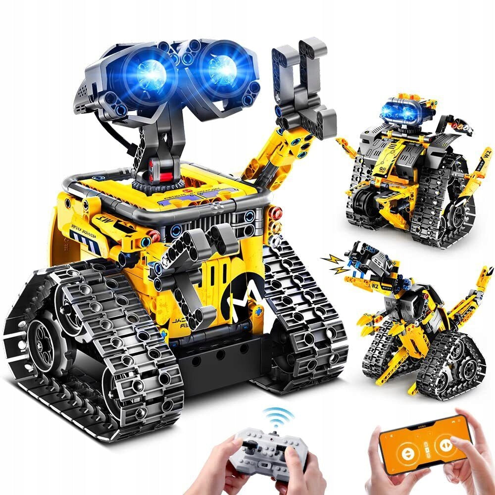 4 IN 1 PROGRAMMABLE ROBOT LARGE CONSTRUCTION KIT APP AND REMOTE CONTROL