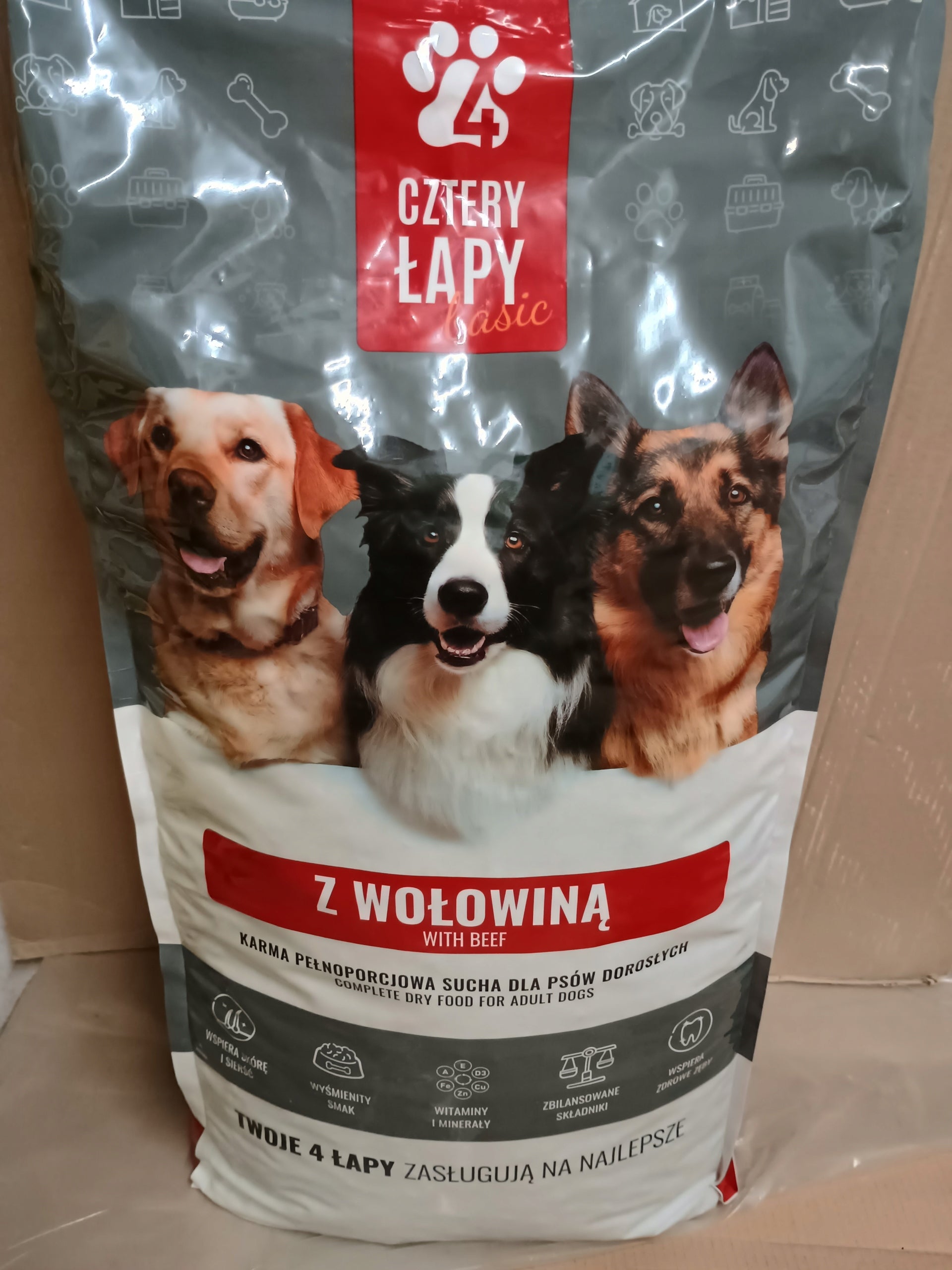 4 PAWS BASIC 20kg beef feed READ the listing description ONLY IN POST