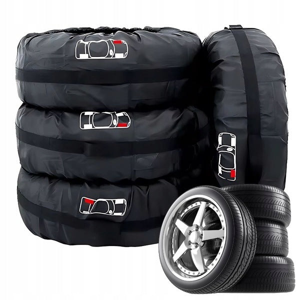 4 PCS TIRE WHEEL PROTECTIVE COVERS RIM COVERS 4PCS 13-15 INCHES