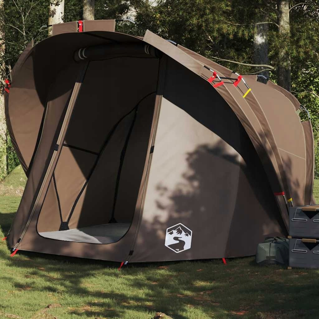 4-PERSON BROWN WATERPROOF FISHING TENT Packaging status original