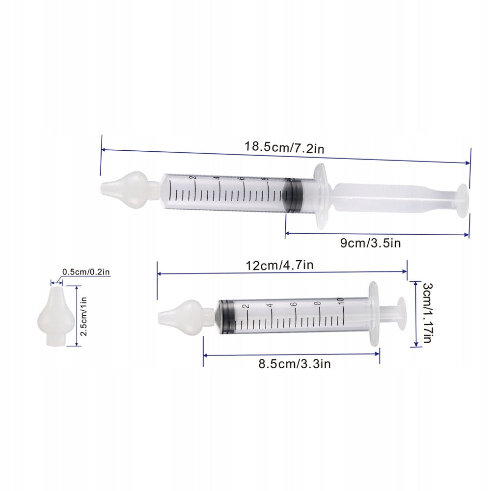 4 Pcs Baby Nose Aspirator, Nose Cleaning Syringe Packaging status original