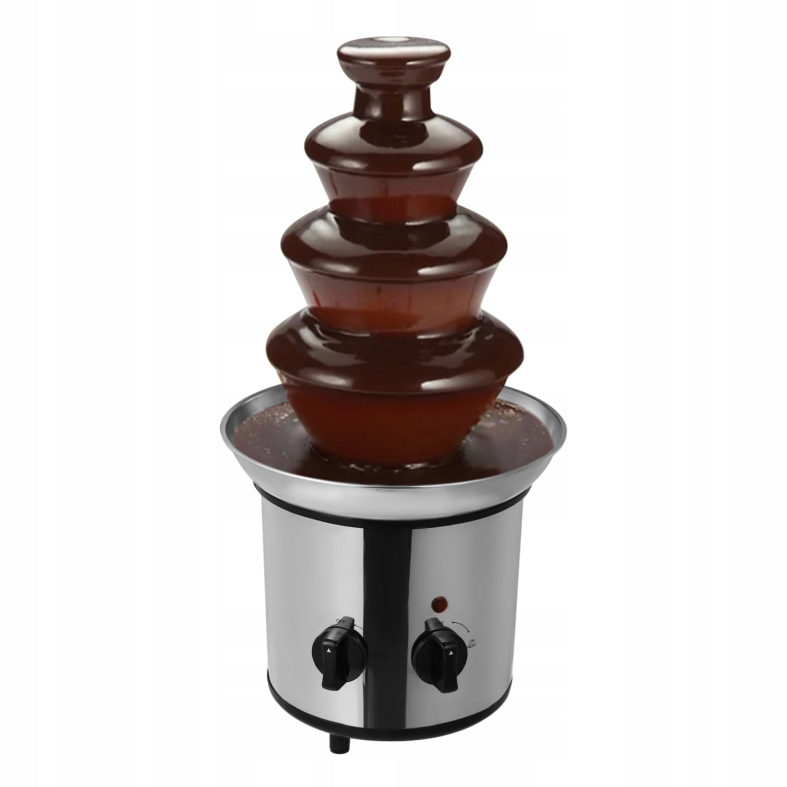 4-TIER HOME CHOCOLATE FOUNTAIN, 1.8L FOUNTAIN MACHINE 220-240V Packaging status original