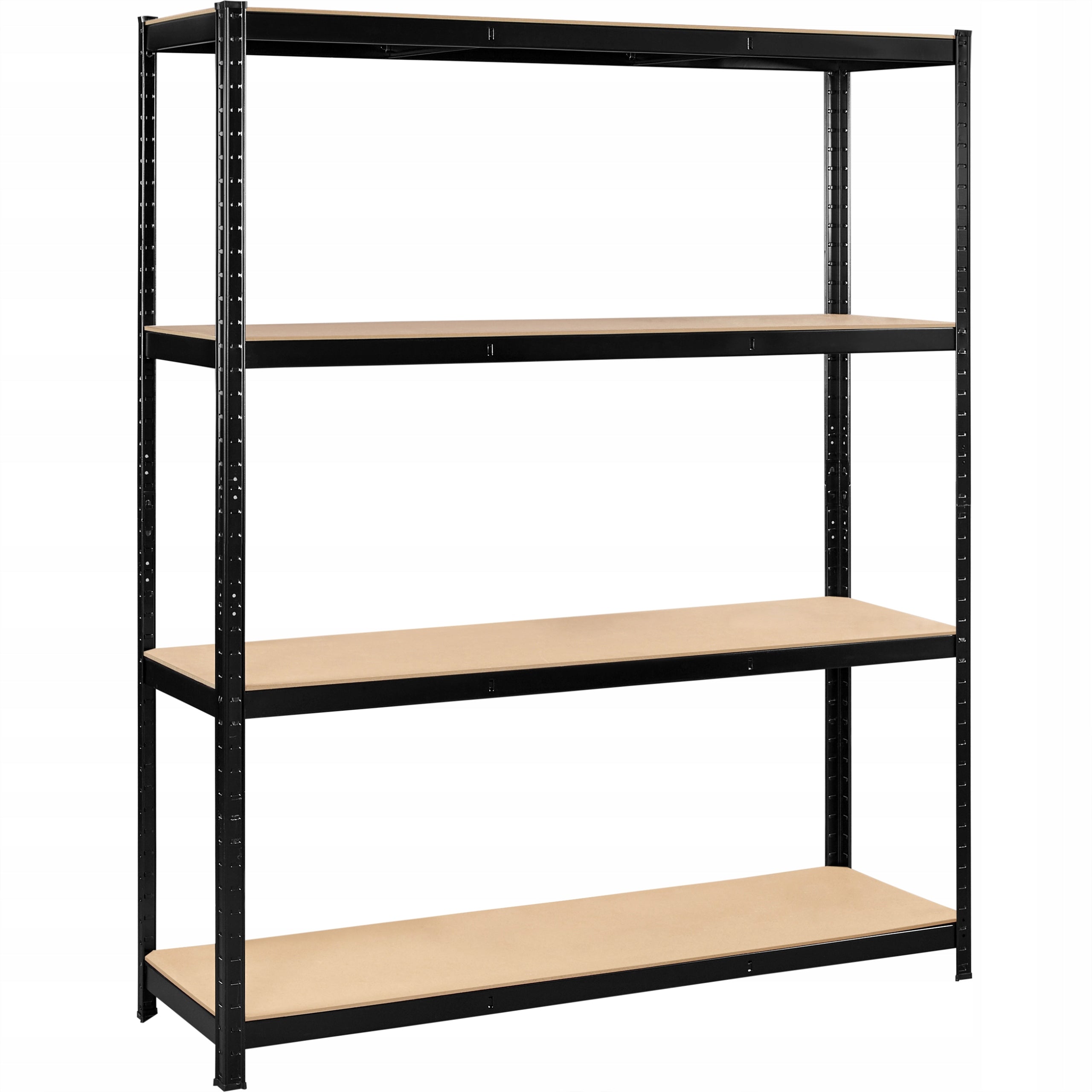 4-Tier Storage Rack with Metal Frame, Black Manufacturer Yaheetech