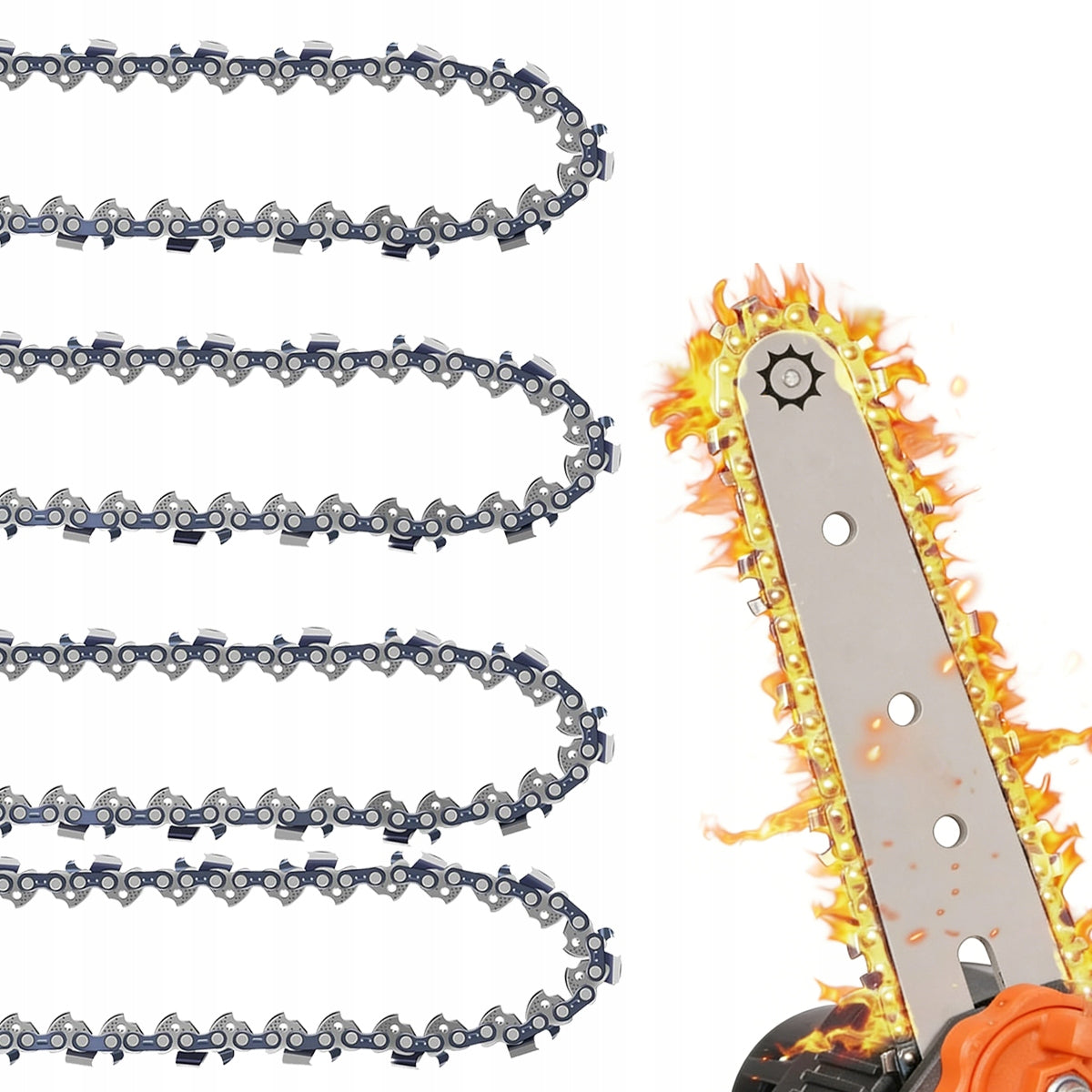 4 X CUTTING CHAIN FOR SAW 35cm 52 links 3/8'' 1,3mm for chainsaws