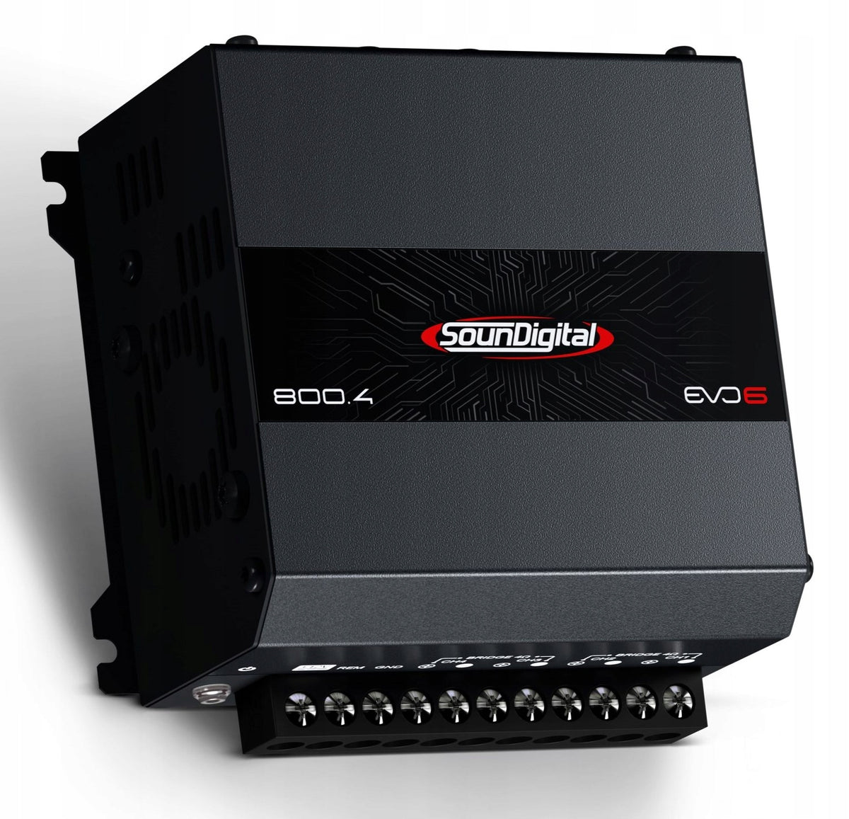 4-channel amplifier SounDigital 800.4 EVO 6 4x200W RMS Small Compact Brand SounDigital