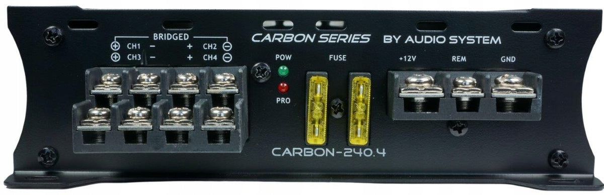 4-channel car amplifier Audio System Carbon 250.4 210 W Manufacturer code Carbon 250.4