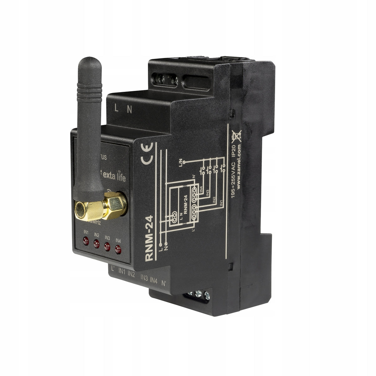 4-channel modular radio transmitter RNM-24 ZAMEL EXTA LiFE WiFI system Manufacturer code RNM-24