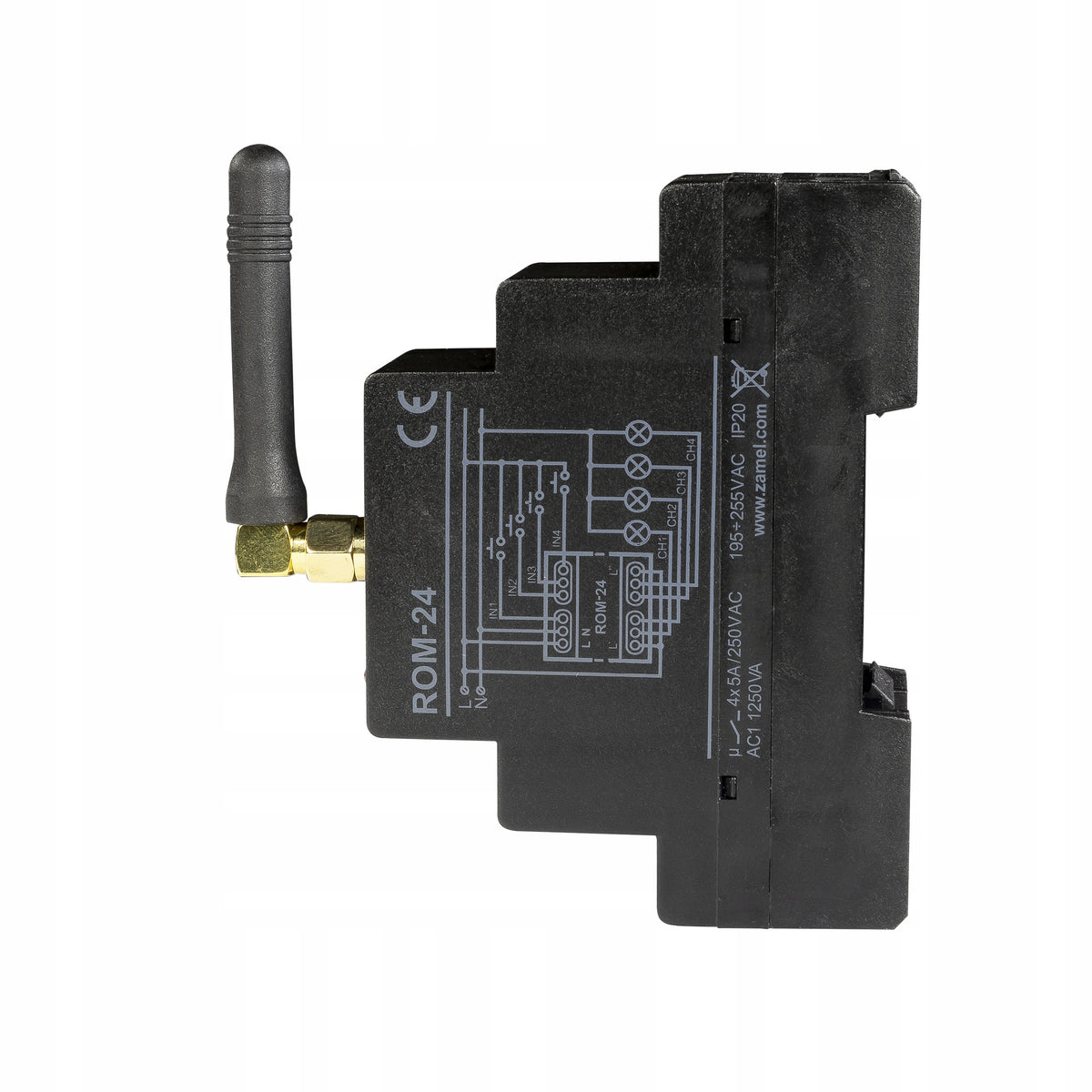 4-channel radio receiver ROM-24 Zamel Exta Life smart home Brand Zamel