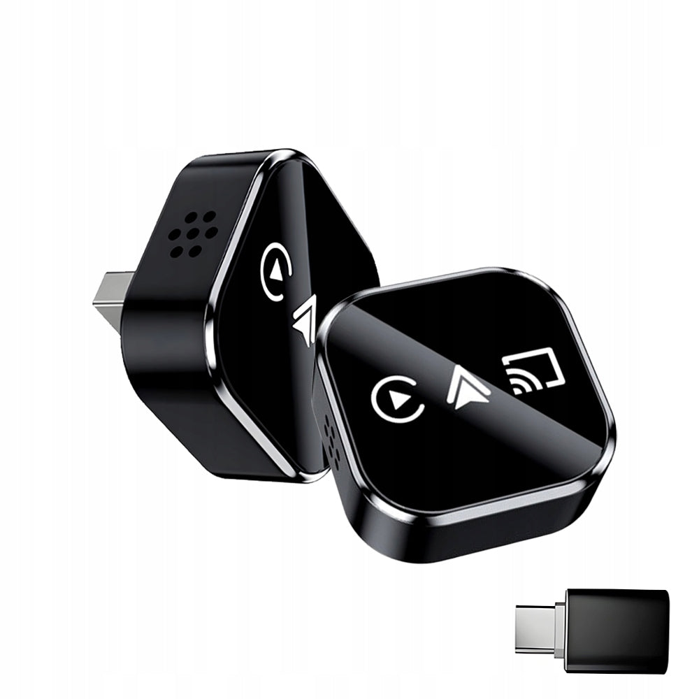 4-in-1 CarPlay Adapter: AirPlay, Android Auto, Plug & Play, YouTube, Netflix