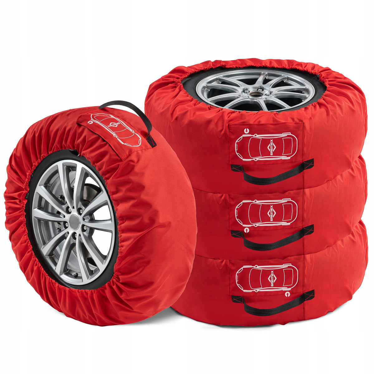 4 pcs WHEEL PROTECTIVE COVER SPARE ACCESS WHEELS TYRES 17-20' June