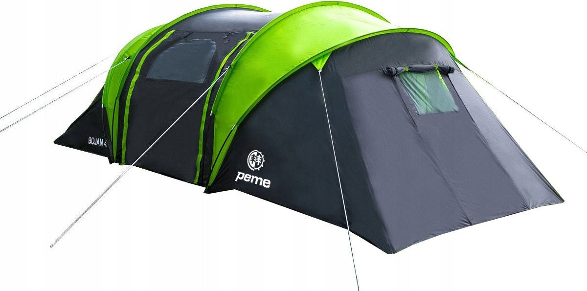 4-person family tourist tent Peme – 2 bedrooms, waterproof