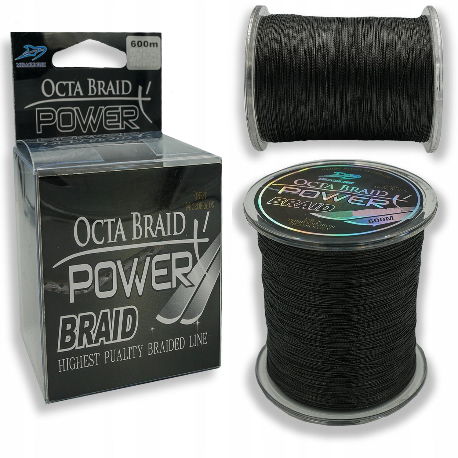 4 strand Sinking Fishing Braid 0,12mm 600M Strength 9,4 kg