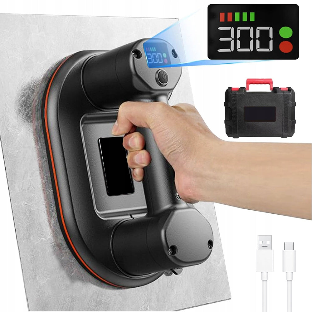 4000MAH SUCTION CUP 300KG WITH 14MM RUBBER FOR AUTOMOTIVE AND CONSTRUCTION Packaging status original