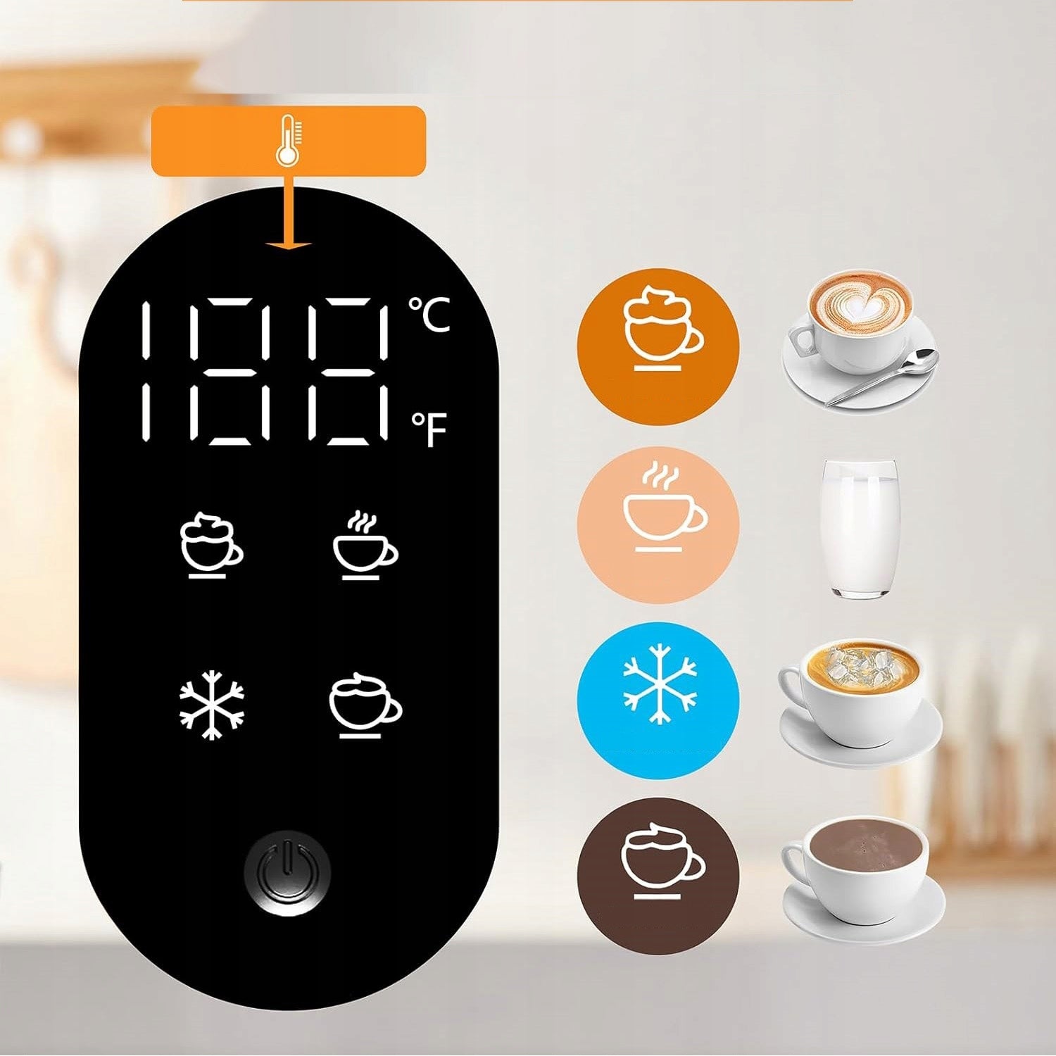 400W ELECTRIC MILK FROTHER WITH HEATER 350ML 4 MODES FOR LATTE Brand no brand