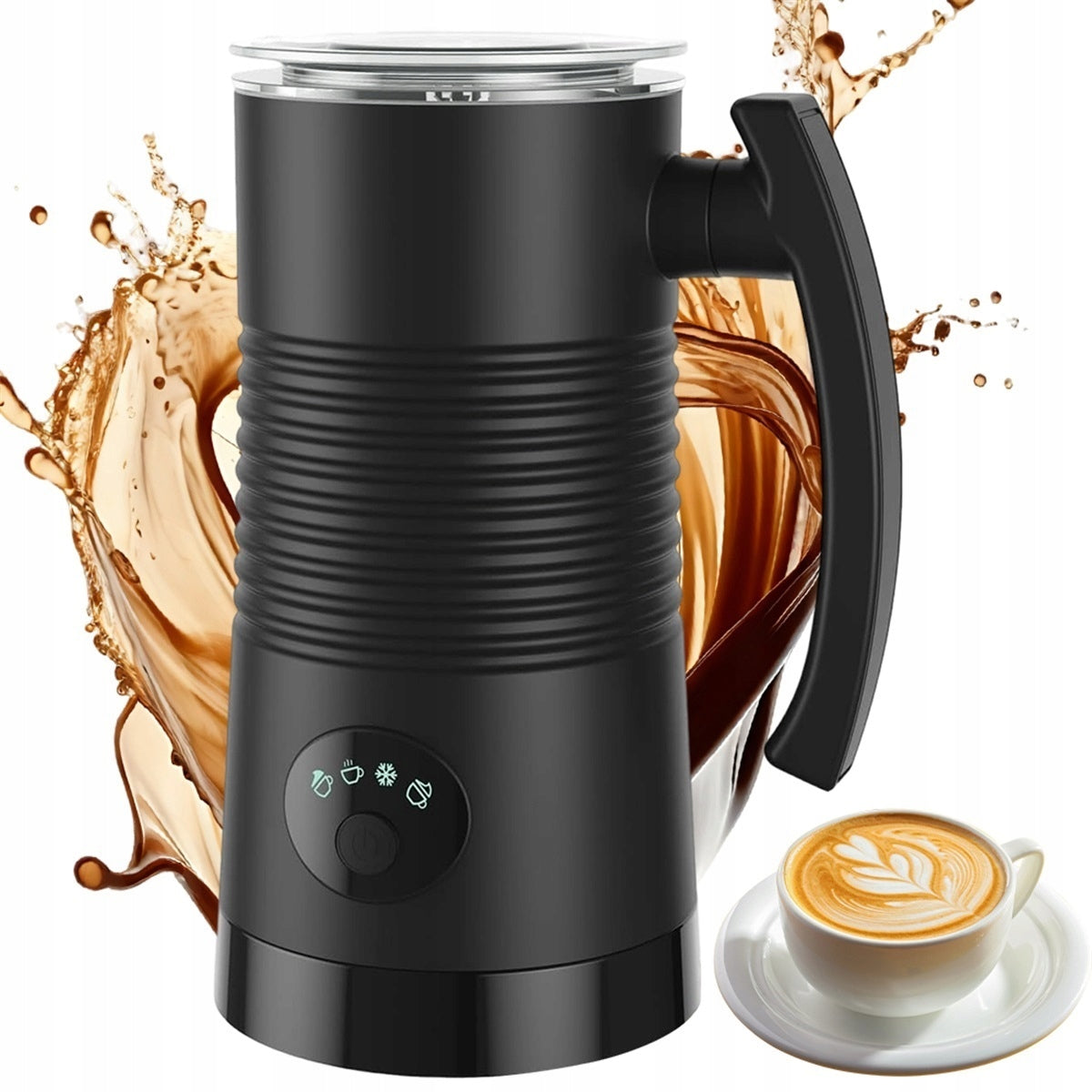 400W MILK FROTHER 4 MODES AUTOMATIC FOR HOT CHOCOLATE Packaging status original