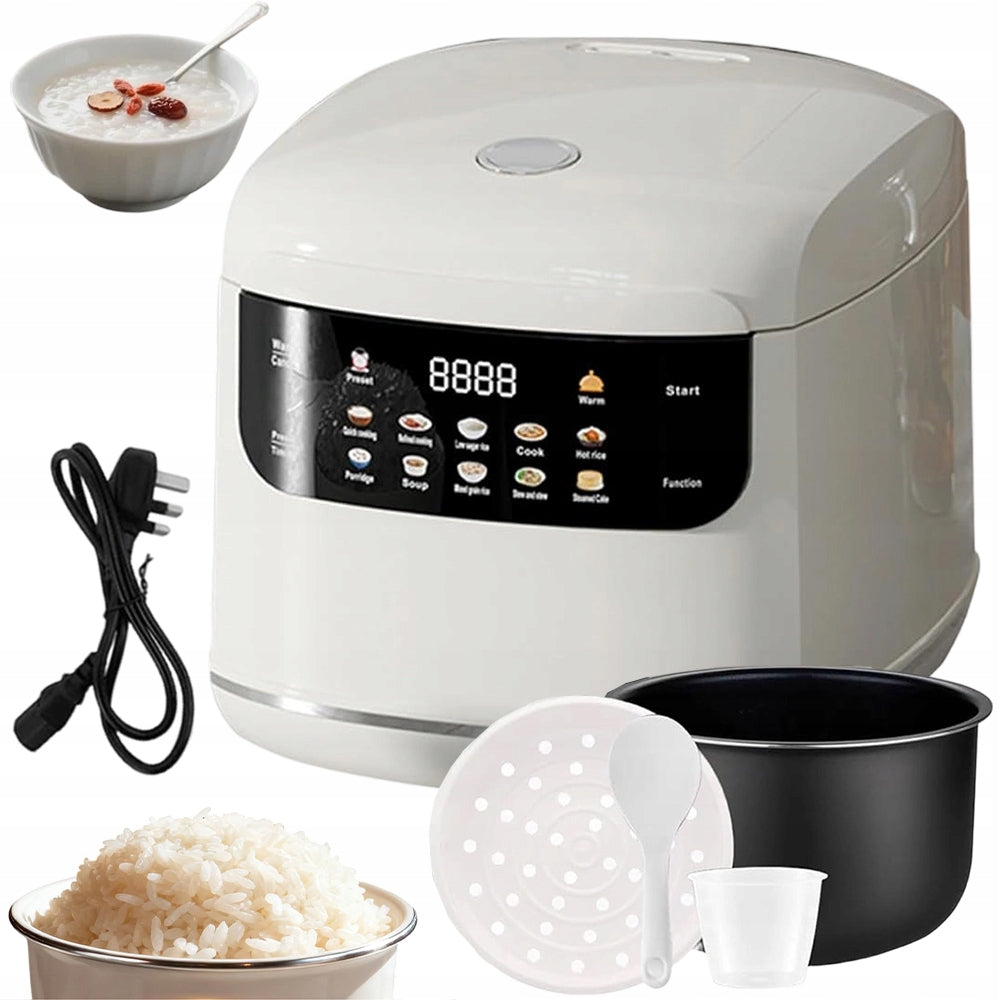 400W MULTICOOKER RICE COOKING POT COMPACT EFFICIENT 2L 10 MODES