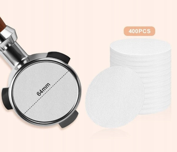 400X ROUND NATURAL PAPER FILTER FOR ESPRESSO LATTE 64mm COFFEE MAKER Manufacturer code KAWIARKA KAWIARNIA