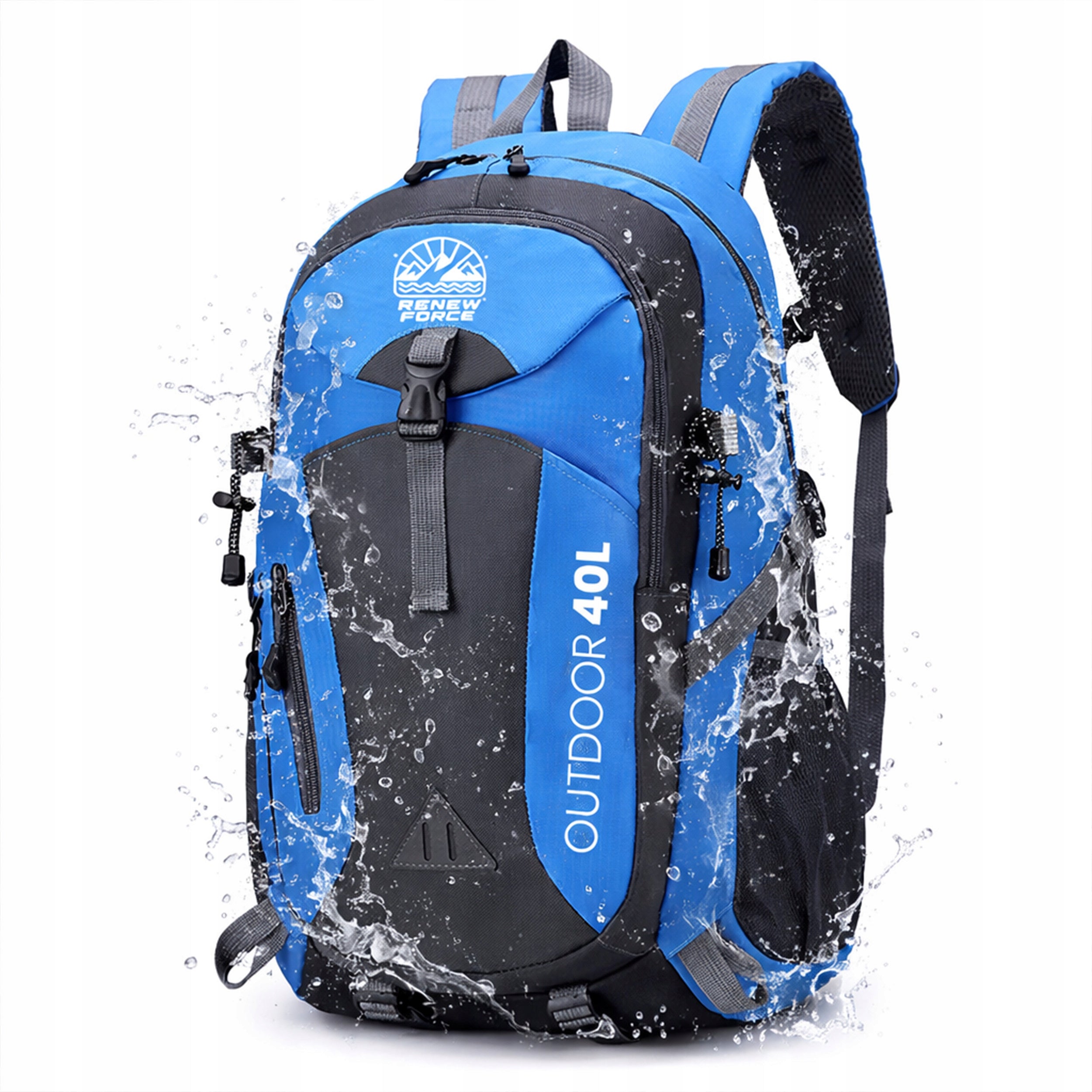 40L CAMPING BACKPACK FOR A TRIP TO THE MOUNTAINS COMFORTABLE SURVIVAL CAMPING Packaging status original