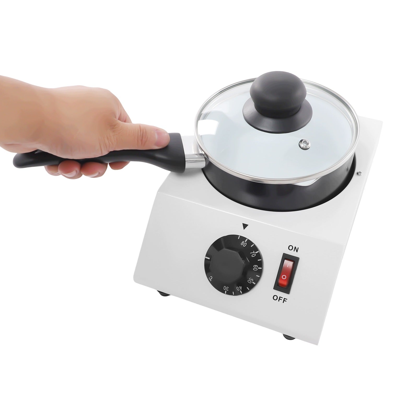 40W CHOCOLATE MELTING POT 1KG, 30-85°C ELECTRIC MELTER 220V EU Packaging status original