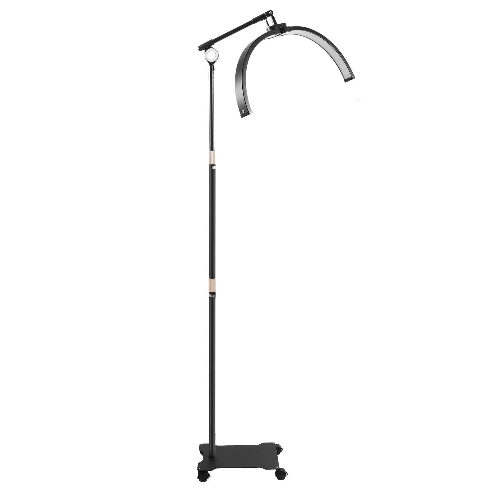 40W HALF MOON LIGHT 28INCH FLOOR DESKTOP MAKEUP LAMP WITH REMOTE BLACK Manufacturer code 743169241272