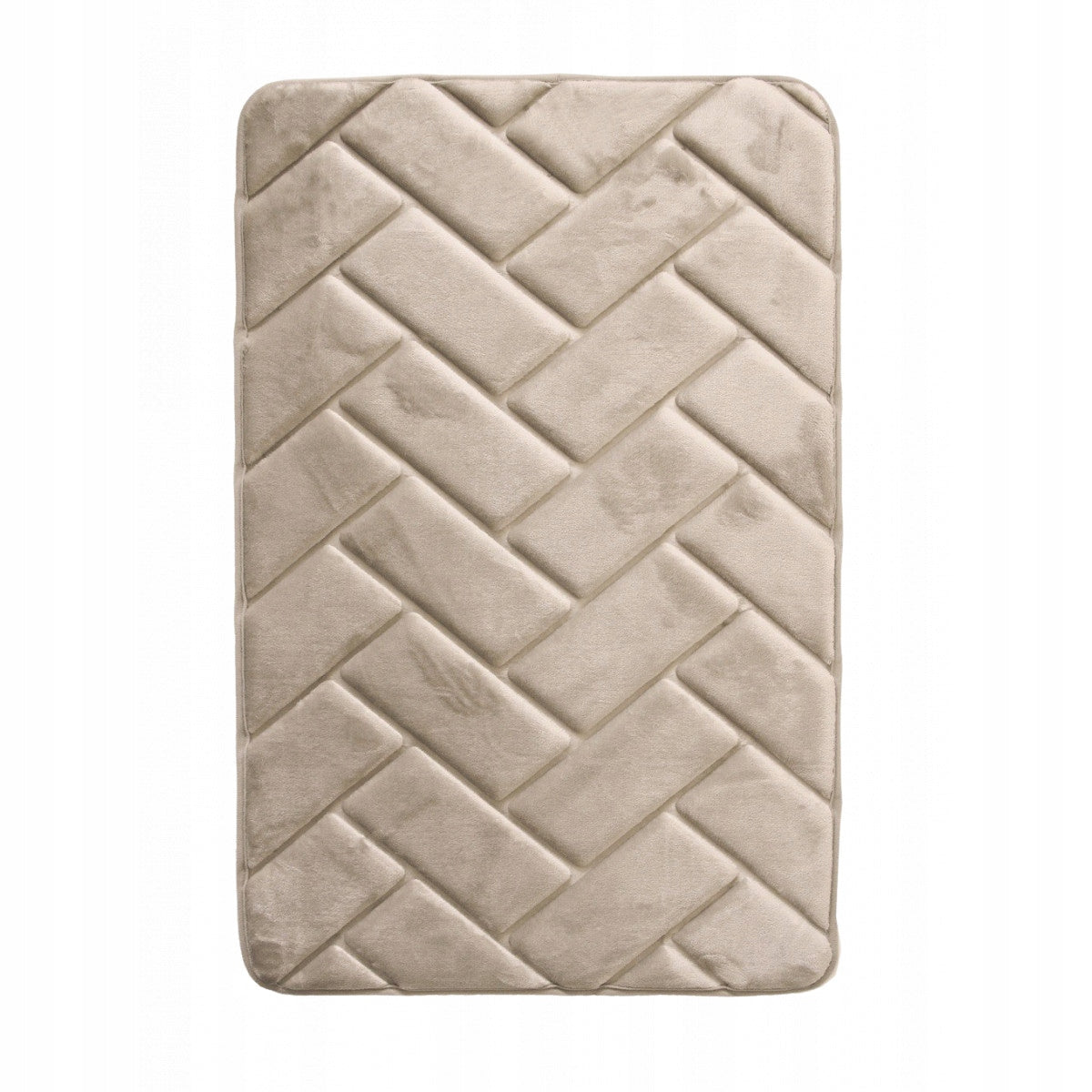 40x50 Protiskluzová koupelnová předložka 3D 7288 beige