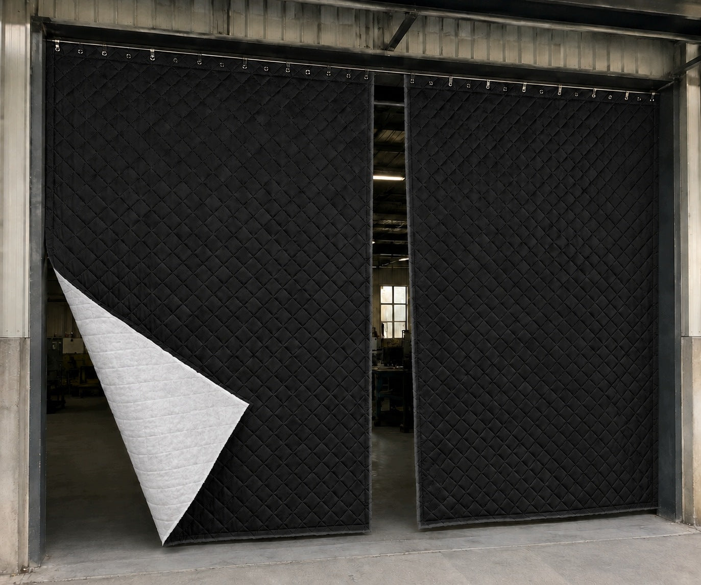 440g BLACK Kotara Curtain Partition in garage house Warming One-sided Packaging status original