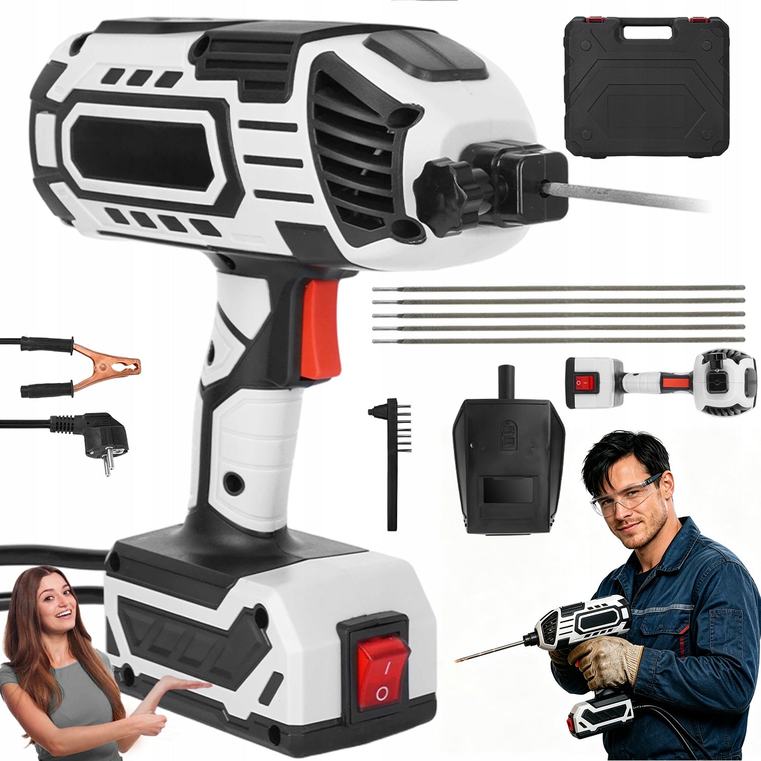 4500W HANDHELD WELDING MACHINE COMPACT FOR HOME WORKSHOP