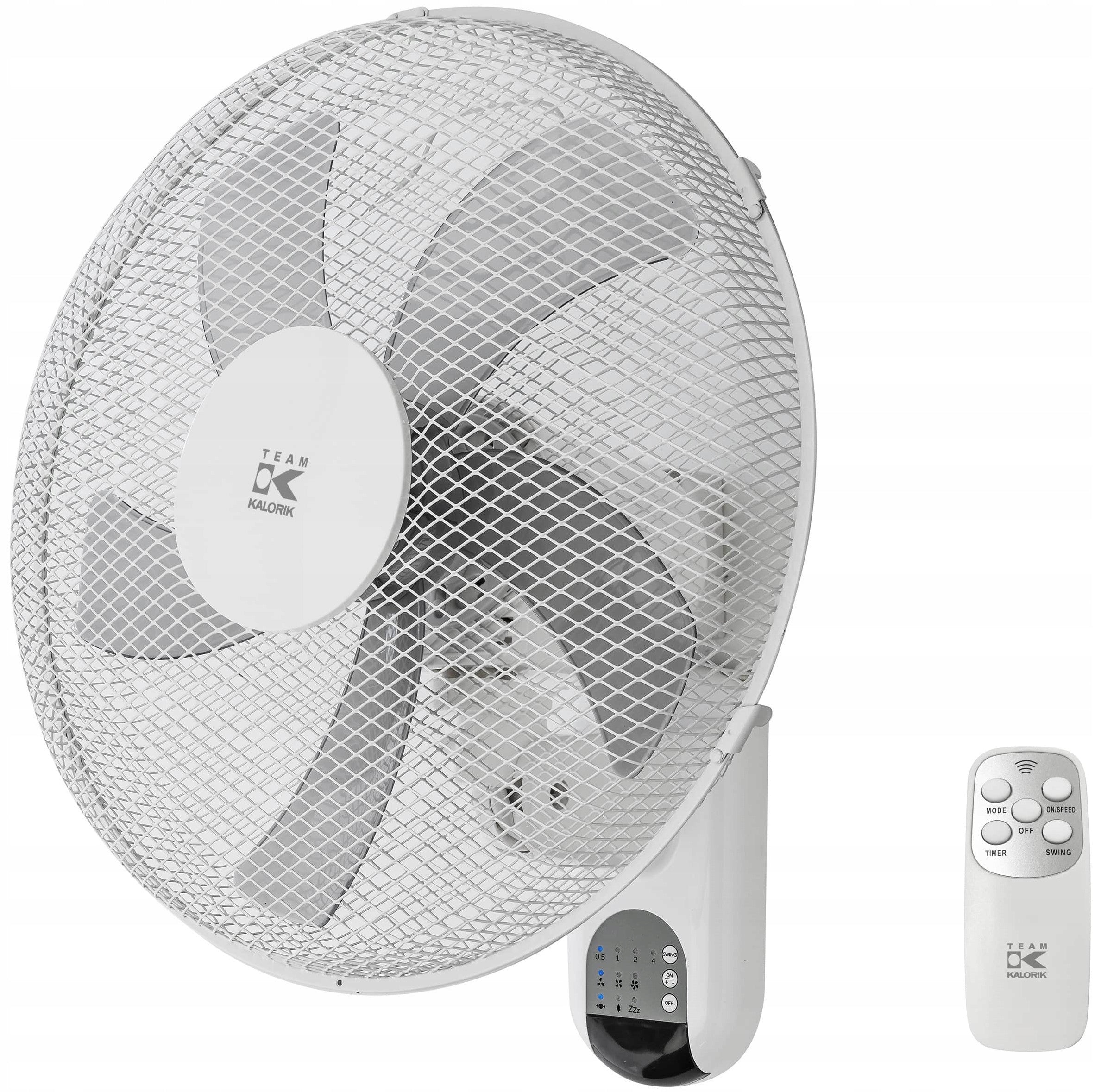 45W WALL FAN WITH REMOTE CONTROL OSCILLATION TIMER WINDMILL FOR HOME OFFICE