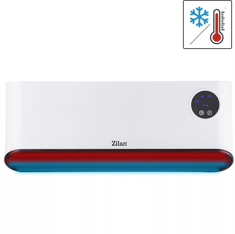 Oro užuolaida LCD, 2000W, IP22, su pultu, voniai ir namams