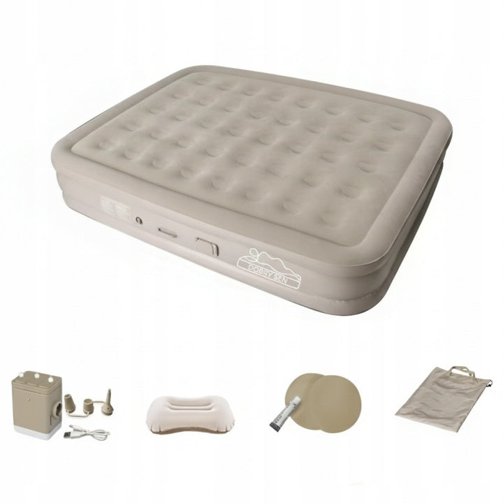 48 point double inflatable mattress with built-in electric pump Packaging status original