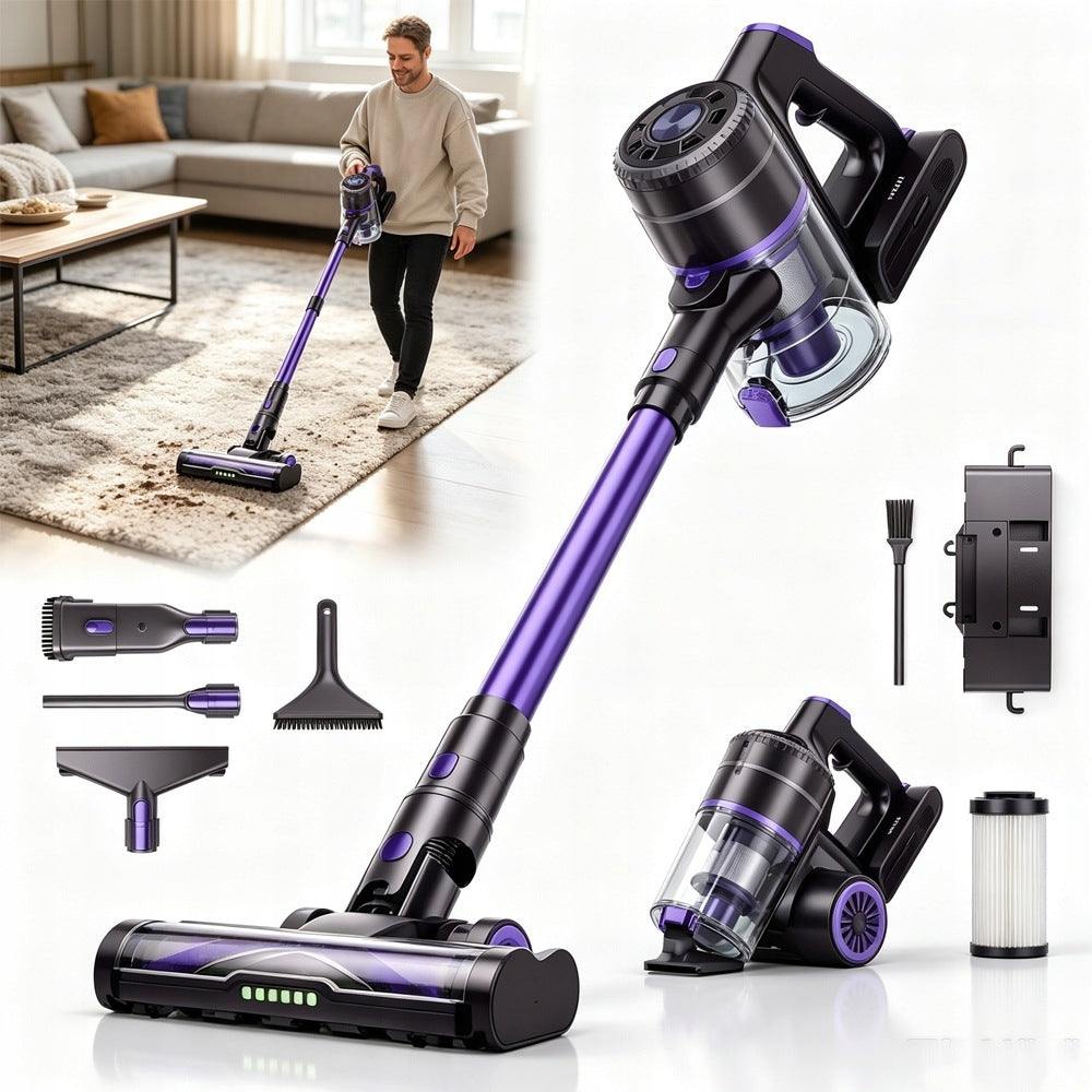 48KPA 70 MIN HEPA CORDLESS HANDHELD VACUUM CLEANER HAIR LED