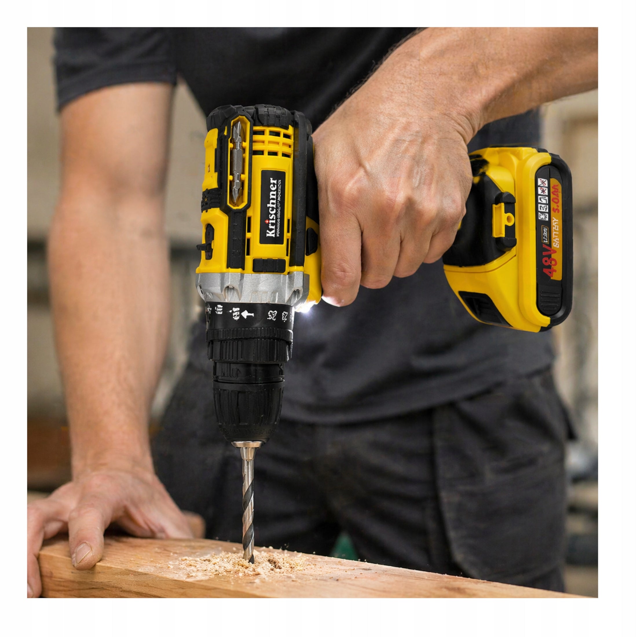 48V BRUSHLESS CORDLESS SCREWDRIVER 2x AKU + SUITCASE + SET Manufacturer code KR-9951y