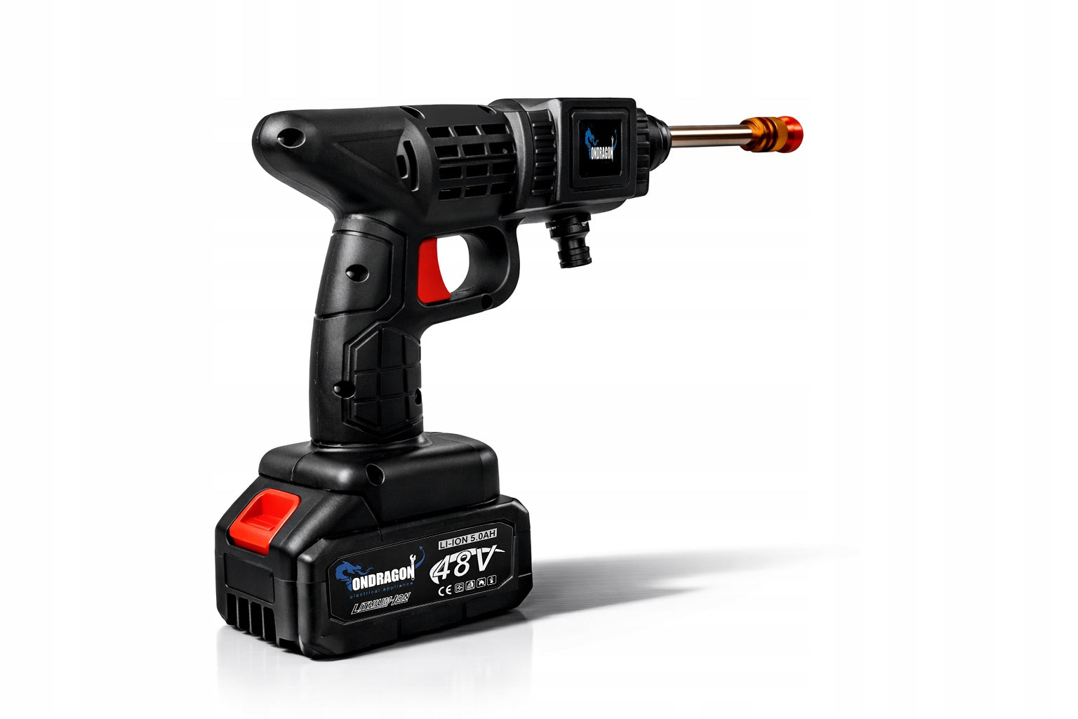 48V PRESSURE WASHER CORDLESS SUITCASE + 2 AKU WIRELESS WASHER 5Ah Maximum power 250 W