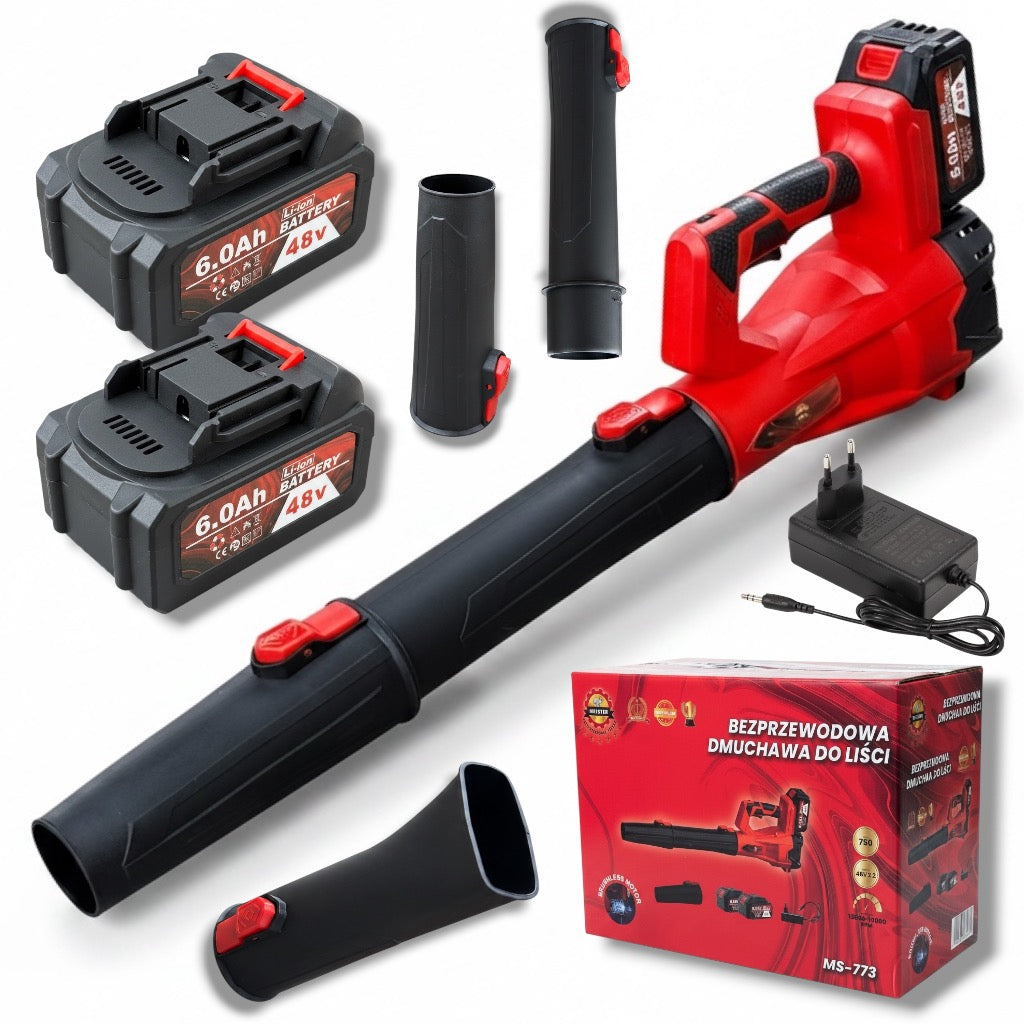 48VF Cordless Leaf Blower Wireless 2x Aku 1000W