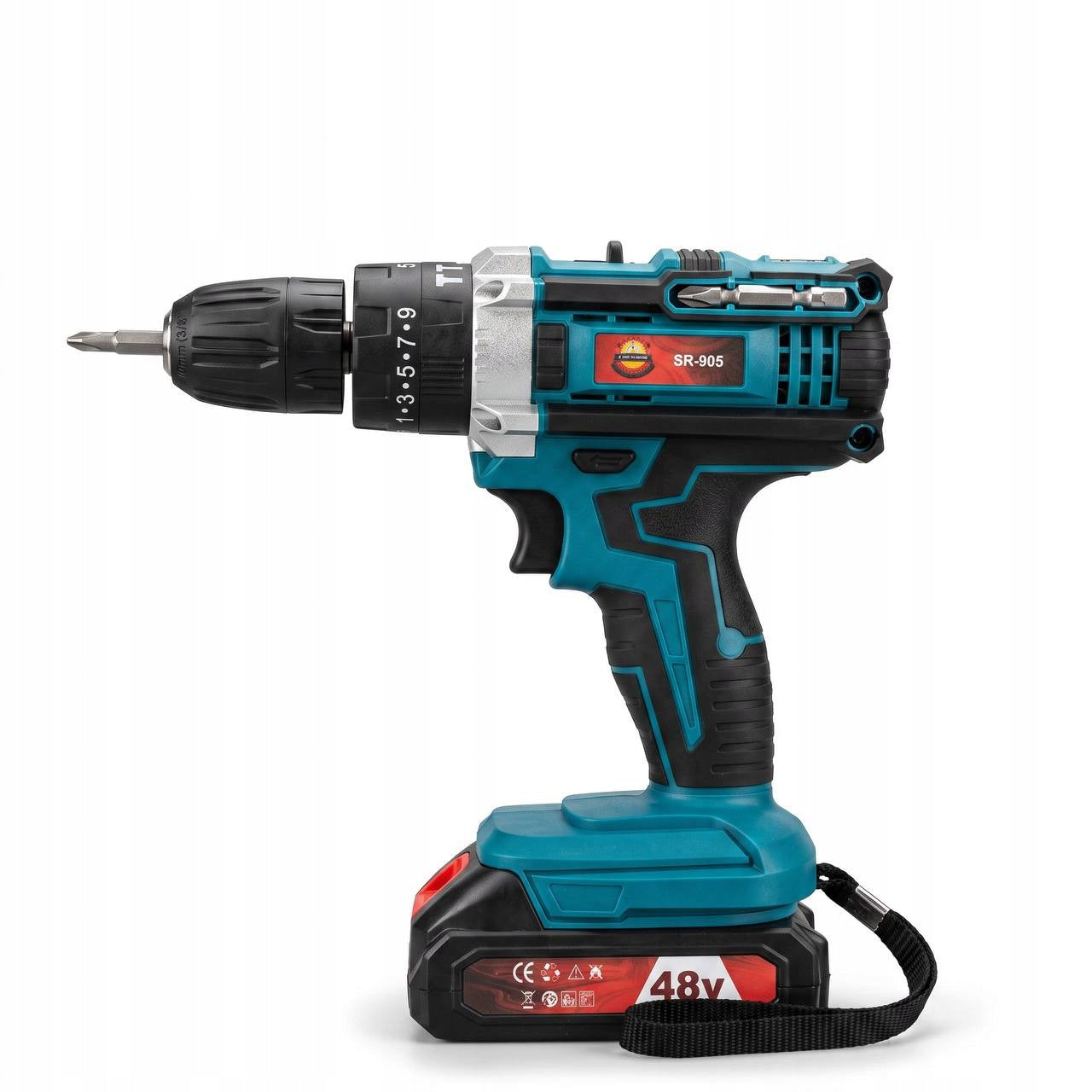 48VF Impact Cordless Screwdriver-Driller, 2 Batteries 5400 mAh Brand no brand