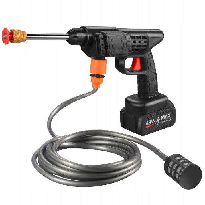 48Vf CORDLESS PRESSURE WASHER MULTIFUNCTIONAL SET + 2 BATTERIES Packaging status original