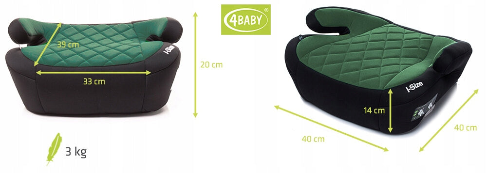 4BABY SEAT STAND HI-FIX CAR 125-150 CM ISOFIX Manufacturer code FOTELIK SAMOCHODOWY PODSTAWKA SIEDZISKO 15-36
