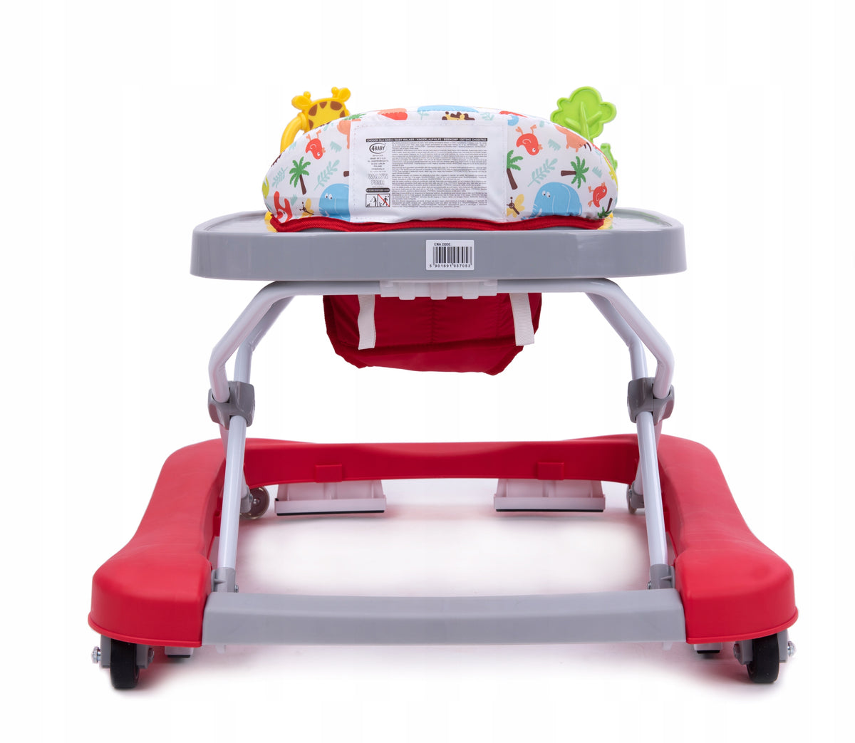4Baby Walk'n Push - Pusher Walker | RED Color red