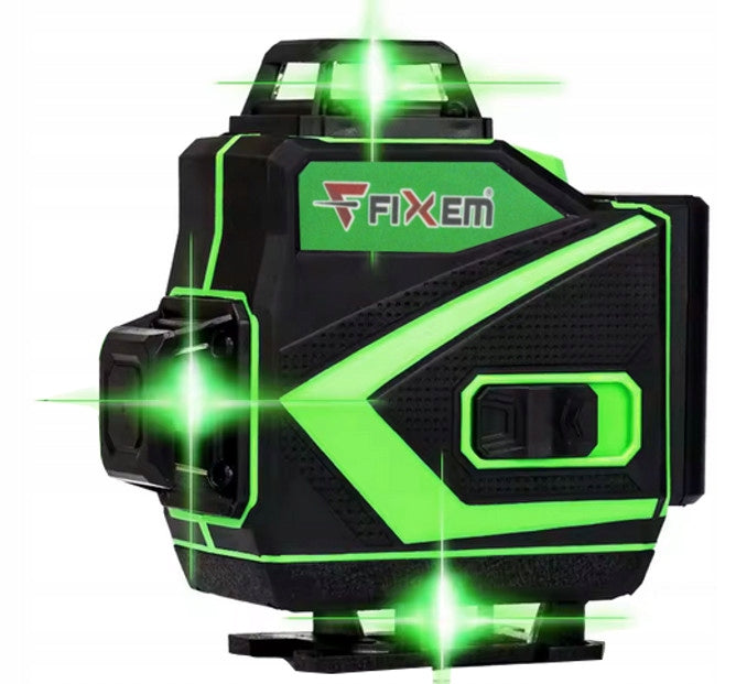 4D 360 DEGREE GREEN SELF LEVELING CROSS LASER LEVEL Brand Fixem