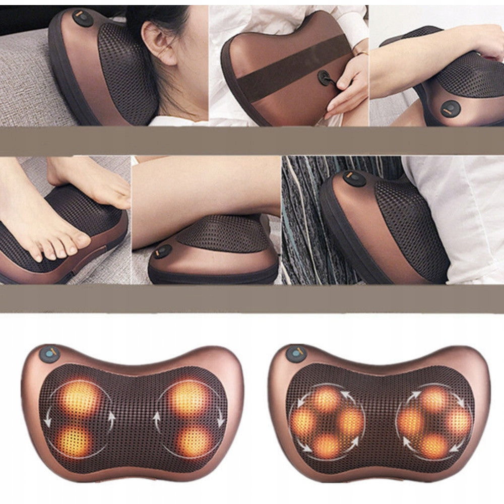4D PRO BACK LEG NECK SHIATSU MASSAGER Color gold