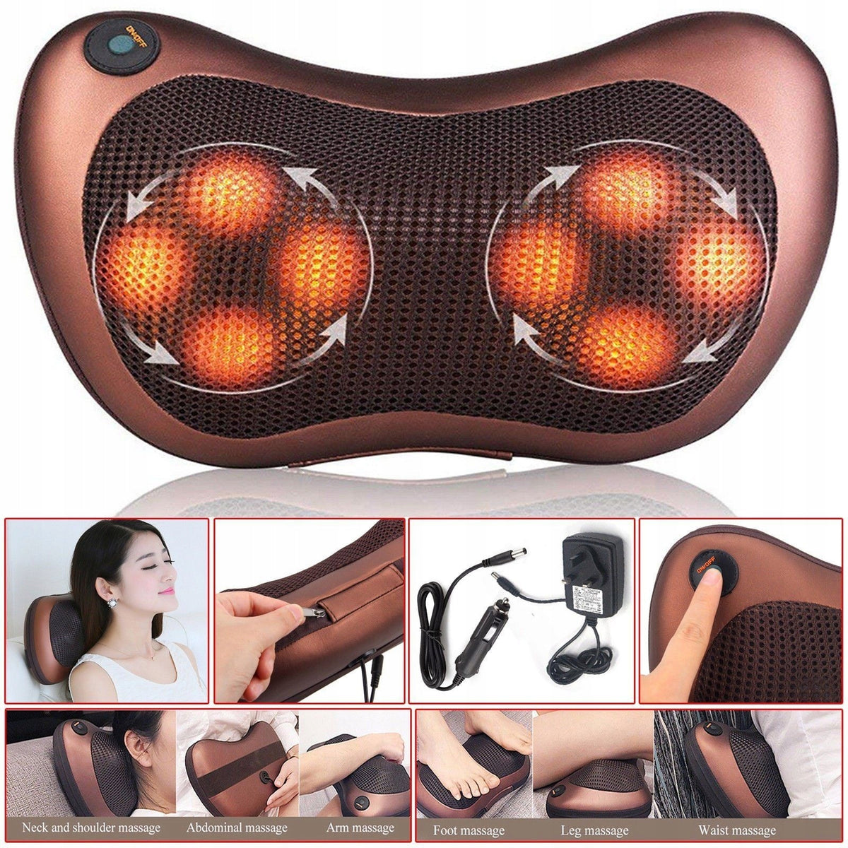 4D PRO BACK LEG NECK SHIATSU MASSAGER